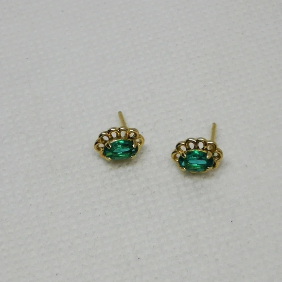 Vintage 14k studs - Picture 2 of 4